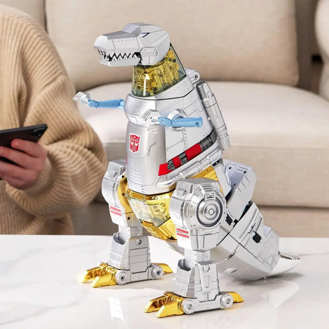 Robosen Transformers Grimlock G1 Auto-converting Robot, image 14