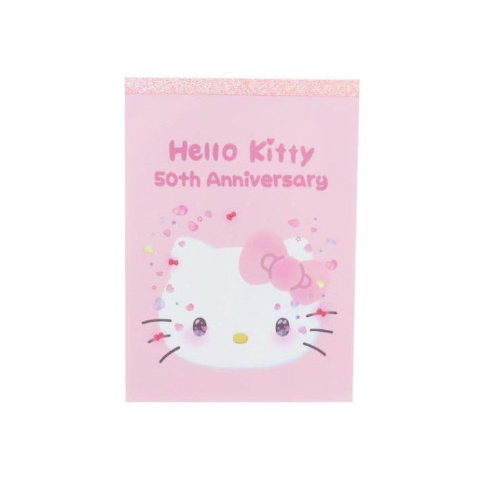 Sanrio Hello Kitty A6 Memo Pad 50th Anniversary