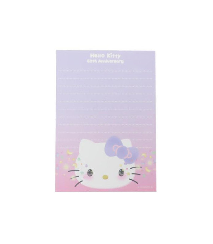Sanrio Hello Kitty A6 Memo Pad 50th Anniversary, image 4