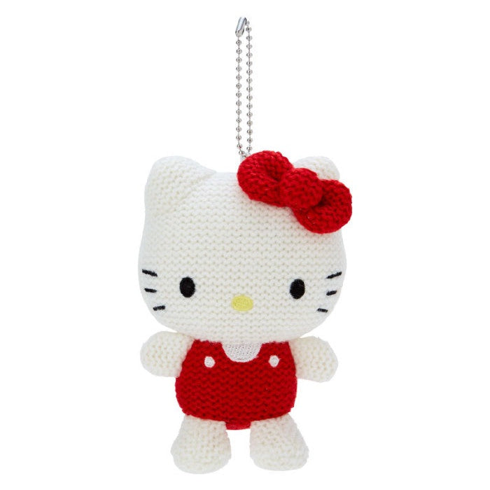 Sanrio Hello Kitty Amigurumi-Style Knitted Plush Mascot Holder