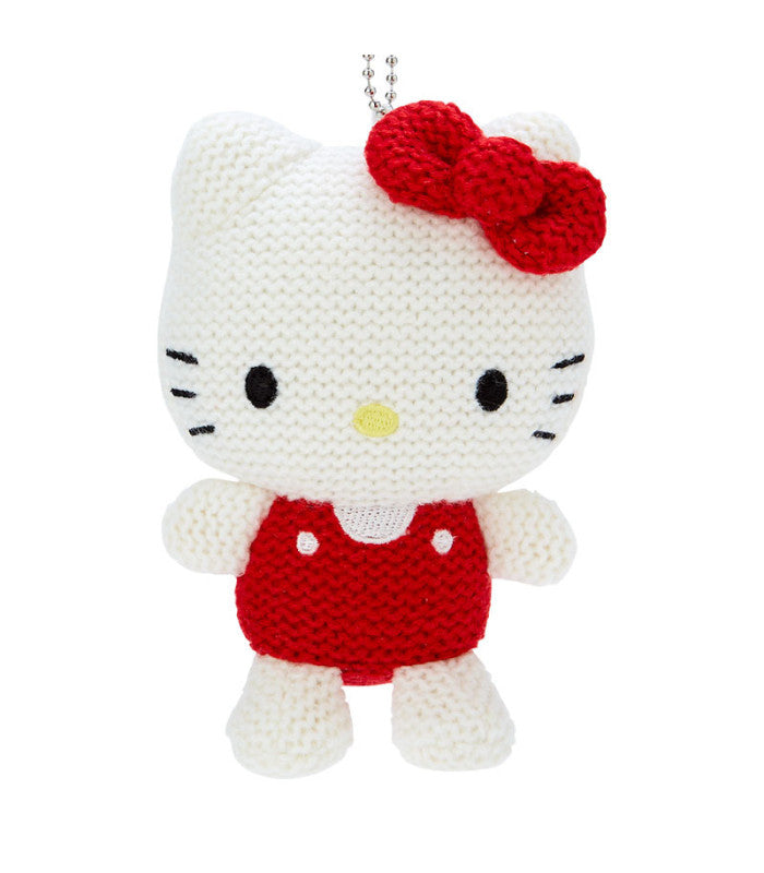 Sanrio Hello Kitty Amigurumi-Style Knitted Plush Mascot Holder