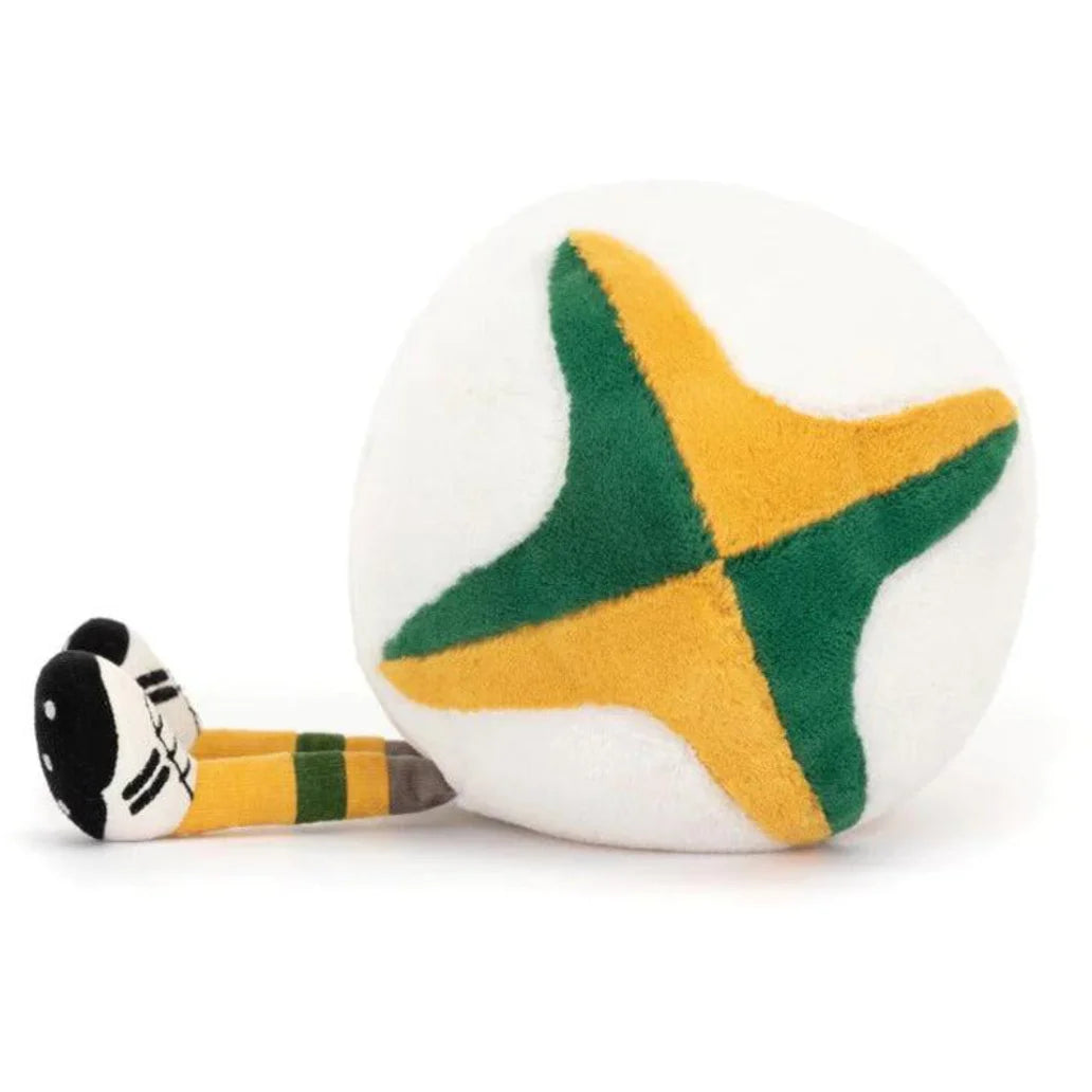 Jellycat Amuseable Sports Australian Rugby Ball One Size - H23 X W29 CM