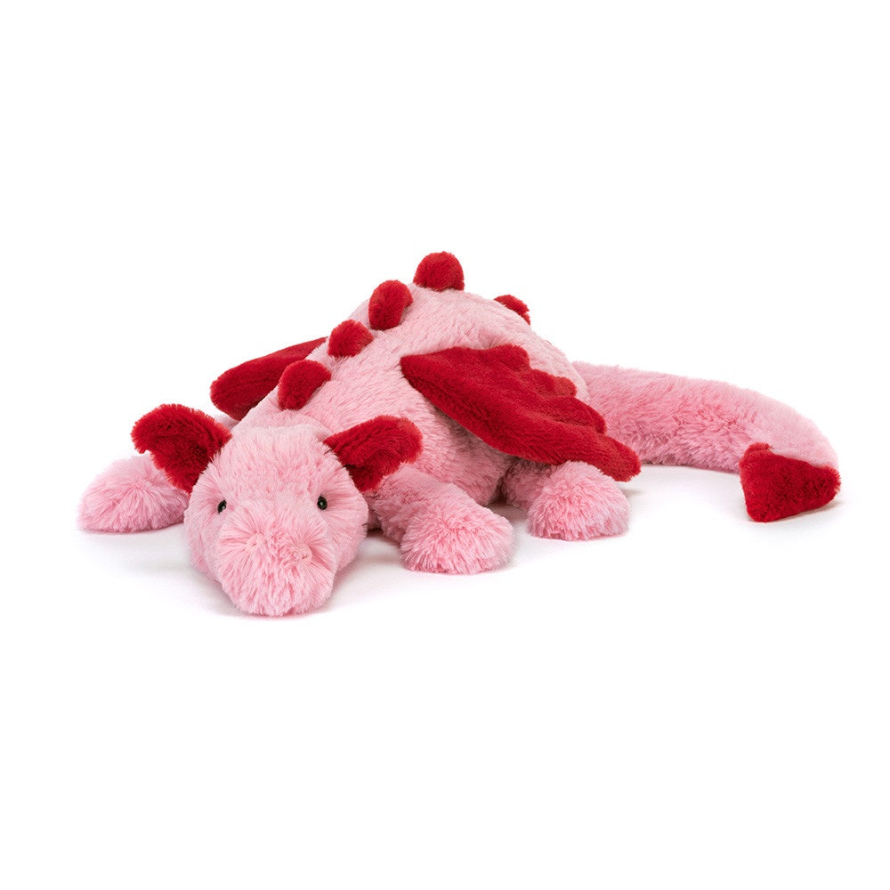 Jellycat Heart Dragon 12cm x 14cm x 50cm