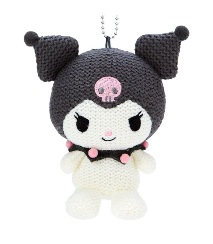 Sanrio Kuromi Amigurumi-Style Knitted Plush Mascot Holder, image 3