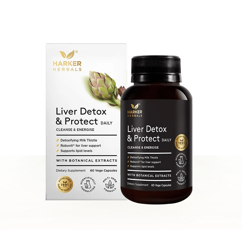 Harker Herbals Liver Detox & Protect 60 Vege Capsules