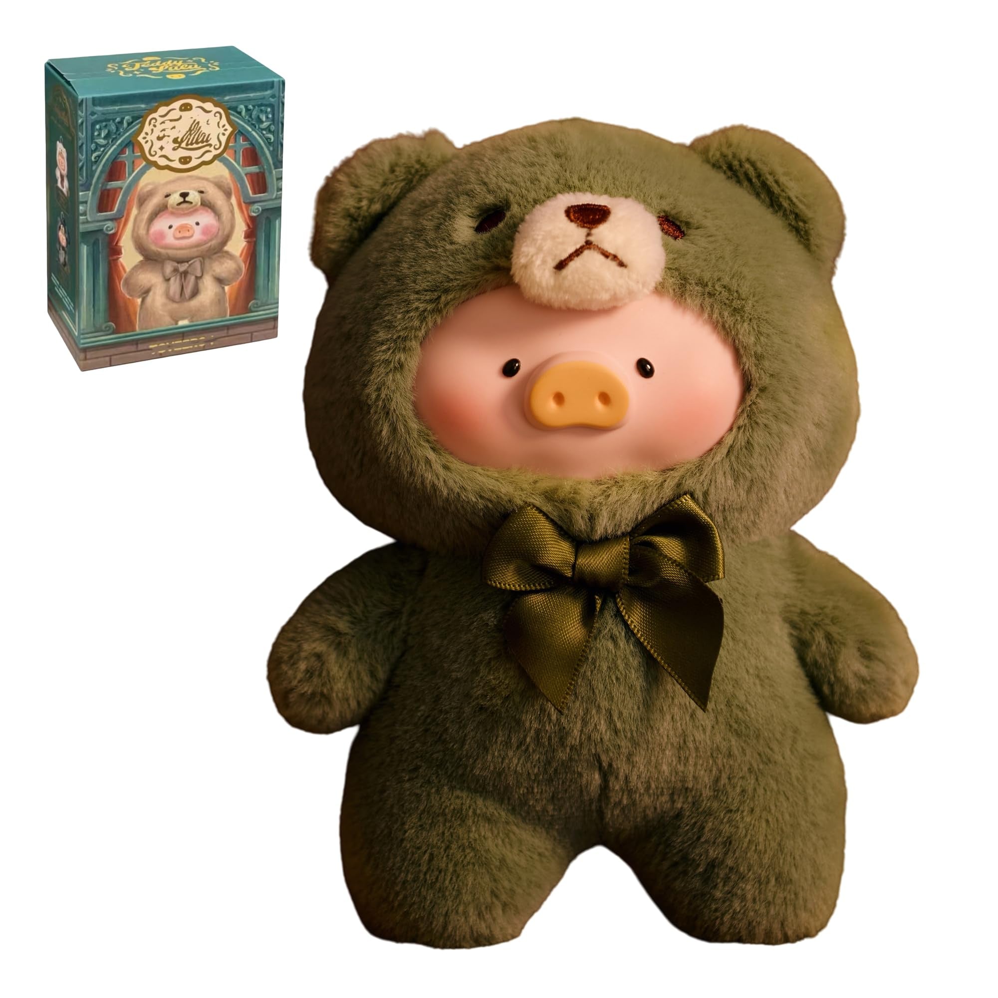 LuLu The Piggy Vintage Teddy Shop Vinyl Face Open Box
