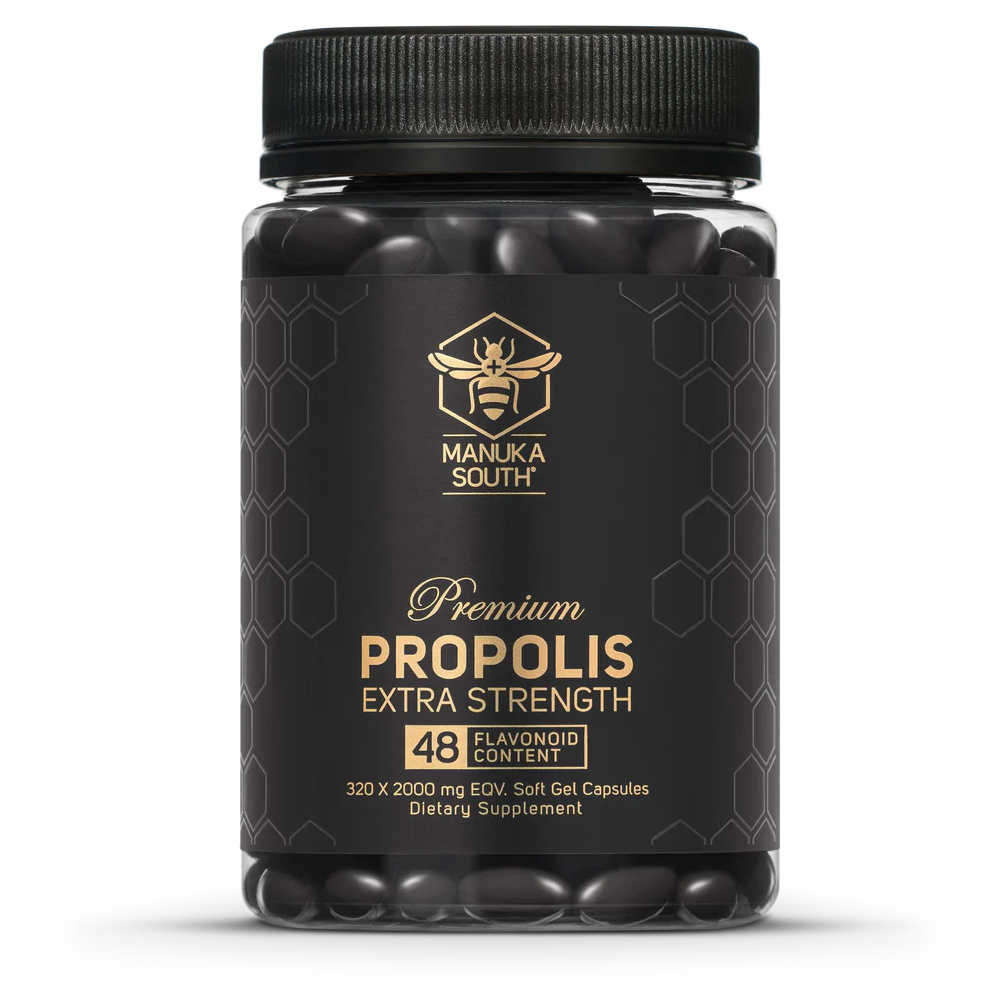 Manuka South Propolis Extra Strength 2000mg EQV 320 Softgel Capsules