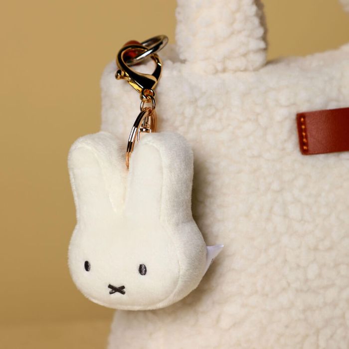 Miffy 2D Plush Keyring White - Cute Bunny Keychain | Ocare NZ