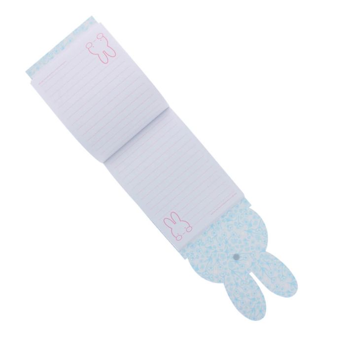Light blue baby socks with embroidered designs on a white background