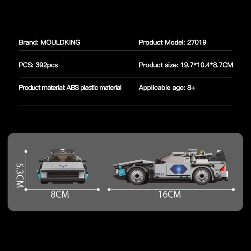 Product details of a Mouldking model with dimensions and specifications.