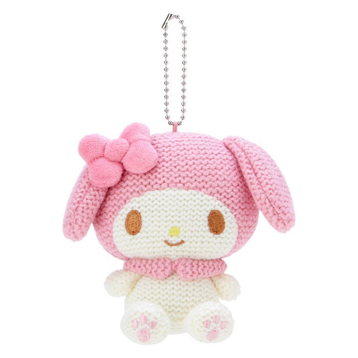 Sanrio My Melody Amigurumi-Style Knitted Plush Mascot Holder