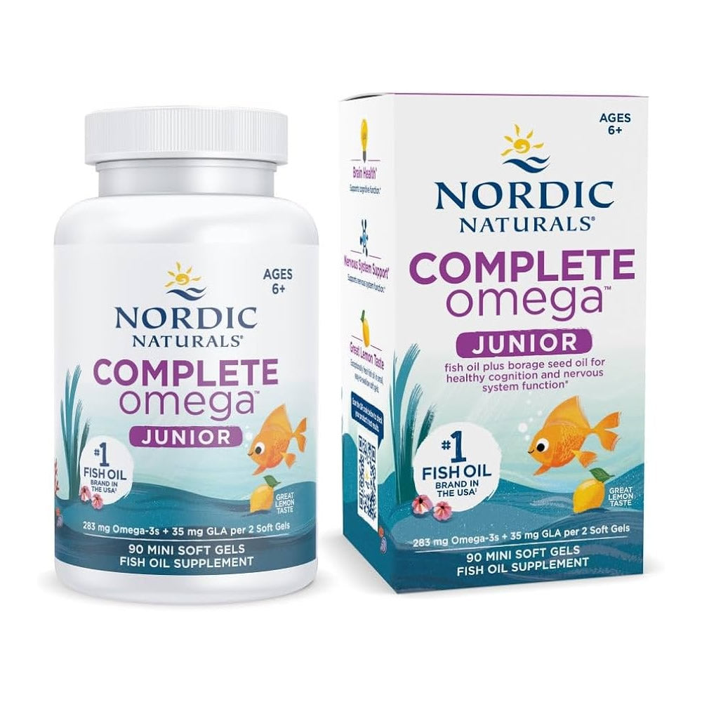 Nordic Naturals Complete Omega Junior 90 Mini  Soft Gels