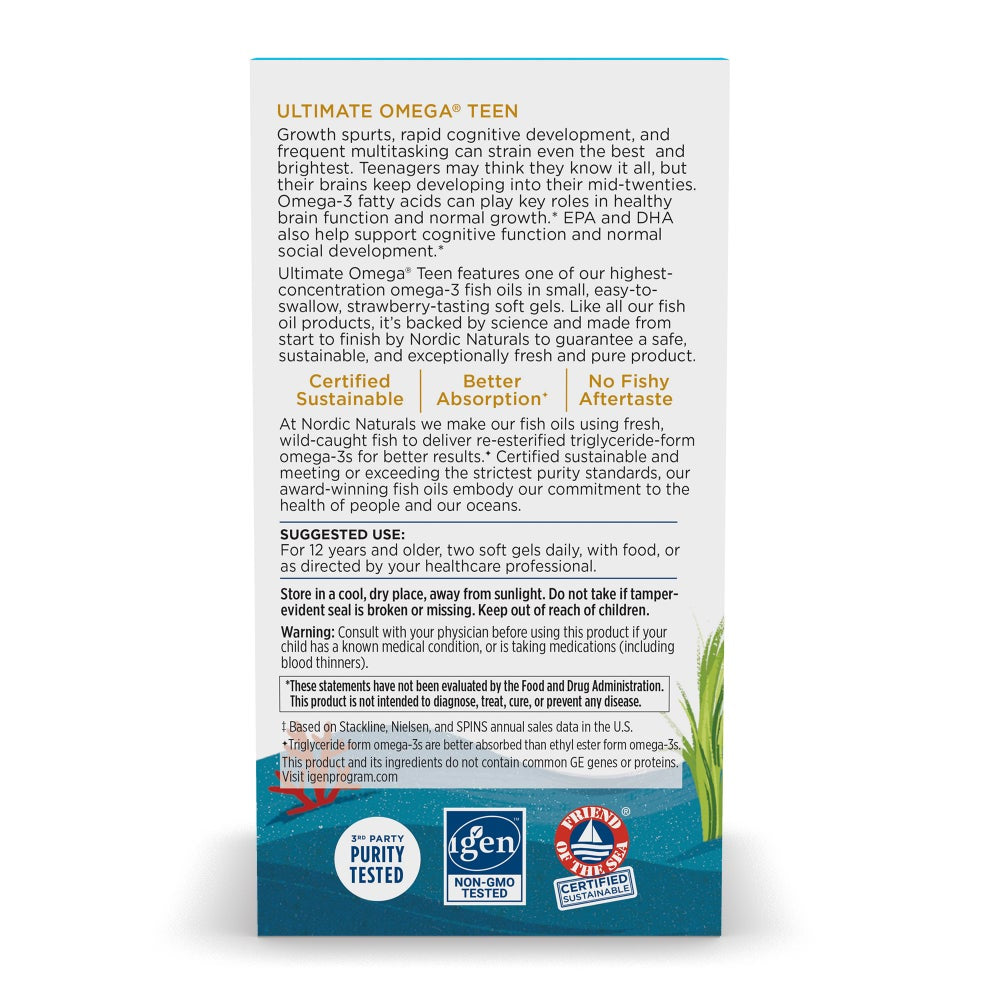 Nordic Naturals Ultimate Omega Teen, image 6