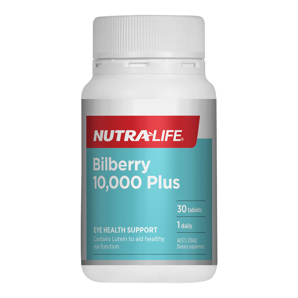 Nutra-Life Bilberry 10,000 Plus 30 Tablets