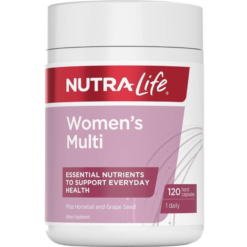 Nutra-Life Womens Multi One-A-Day 120 Capsules