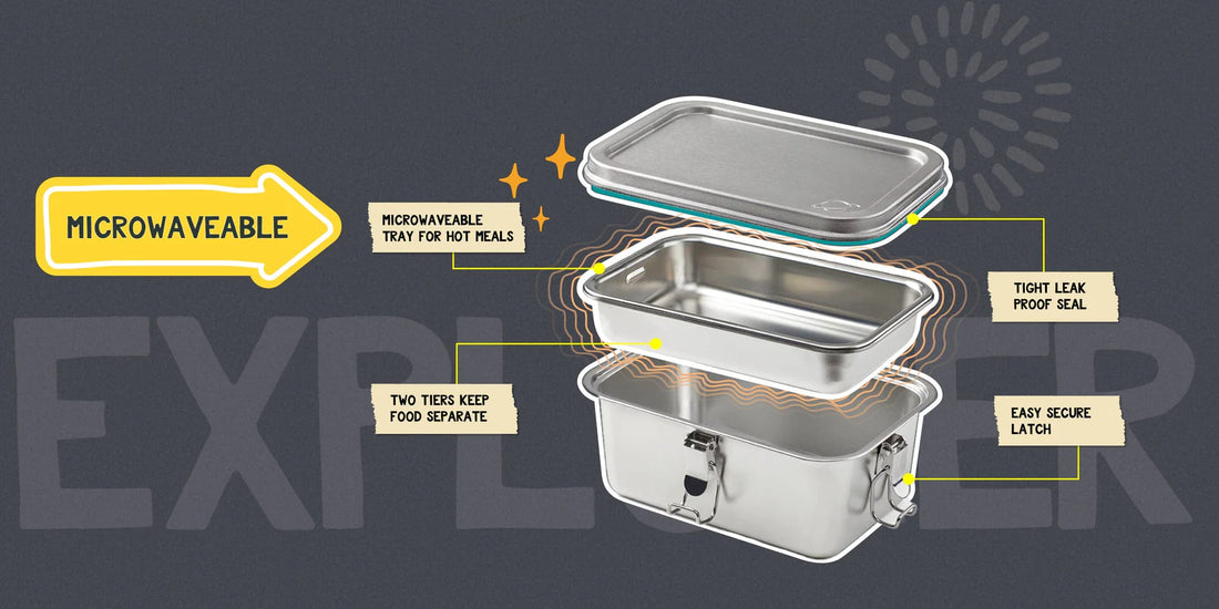 PlanetBox Explorer Stainless Steel Leakproof Lunch Box, image 5