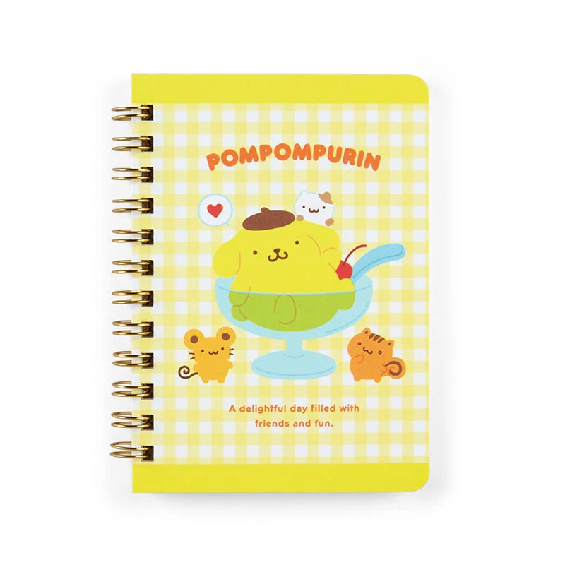 Sanrio Pompompurin Compact Ruled Notebook B7 Notebook