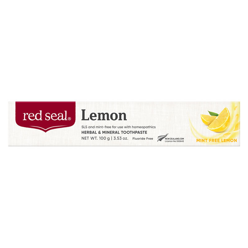 Red Seal  Natural Toothpaste Mint Free 100g - Lemon