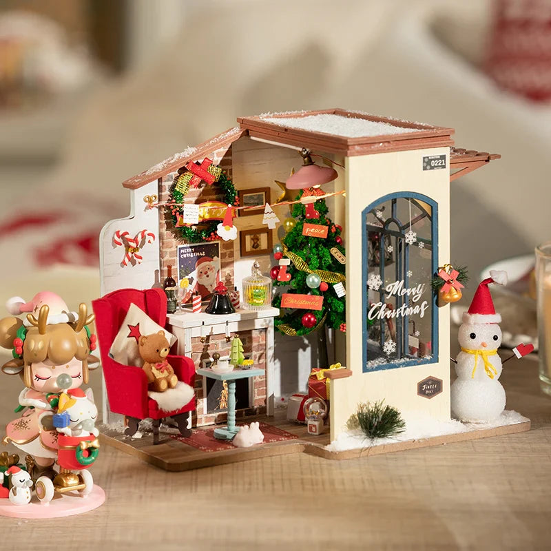 Rolife Christmas Snowhouse DIY Miniature House Kit, image 3