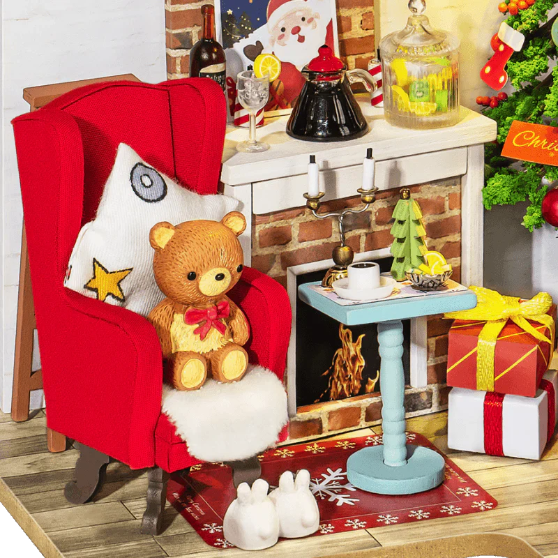 Rolife Christmas Snowhouse DIY Miniature House Kit, image 4