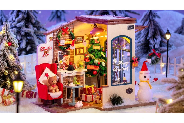 Rolife Christmas Snowhouse DIY Miniature House Kit, image 6