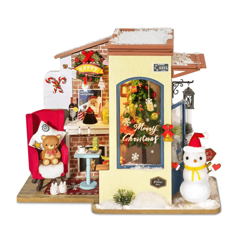 Rolife Christmas Snowhouse DIY Miniature House Kit