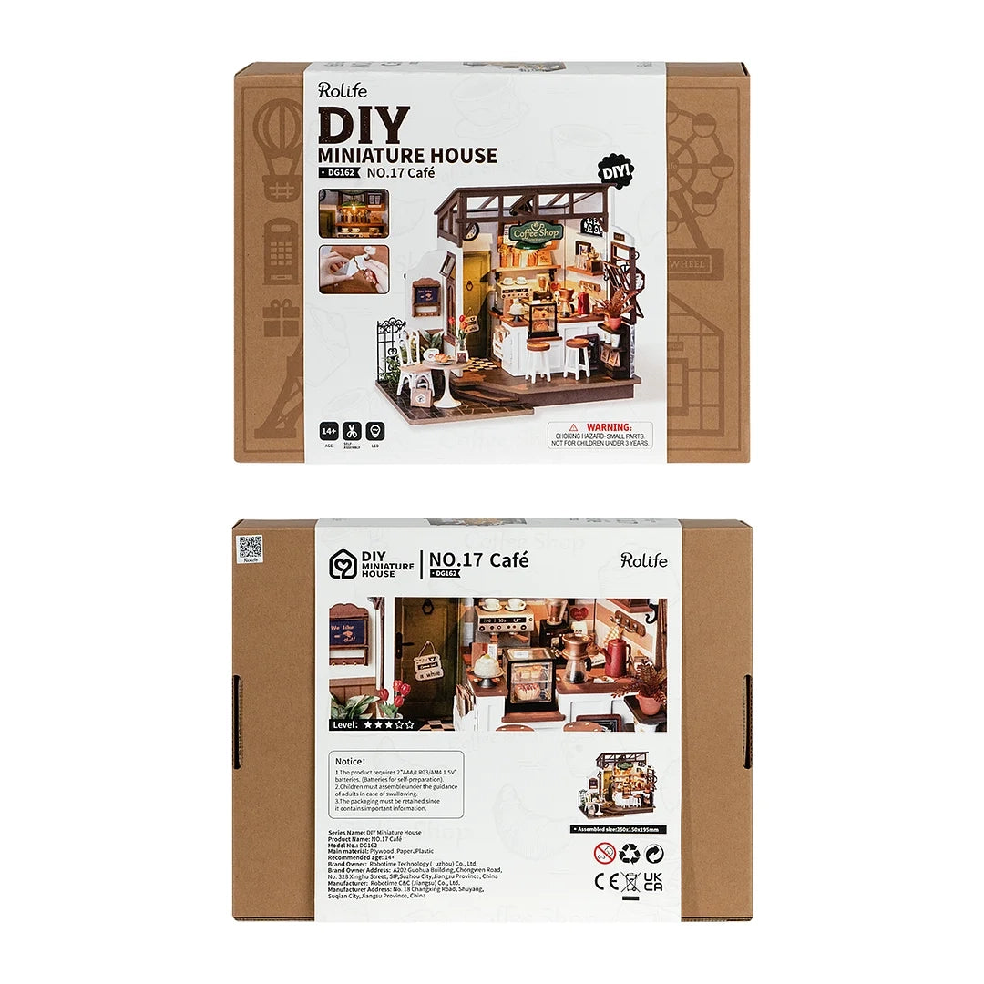 Rolife No.17 Flavory Café DIY Miniature House Kit, image 3