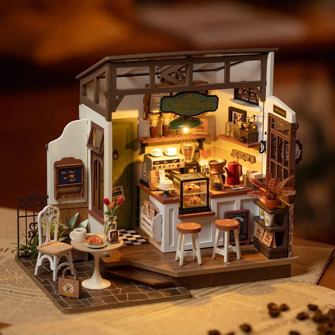 Rolife No.17 Flavory Café DIY Miniature House Kit, image 4