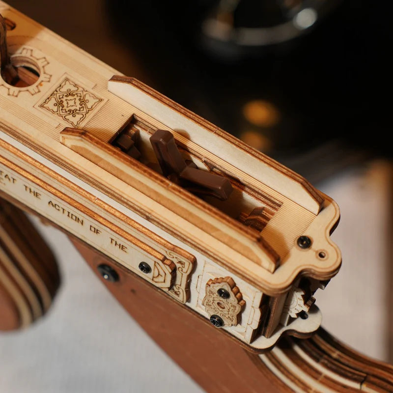 ROKR AK-47 Assault Rifle DIY 3D Wooden Puzzles, image 11