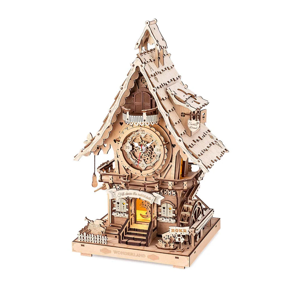 ROKR Cuckoo Clock DIY 3D Wooden Puzzles, image 4
