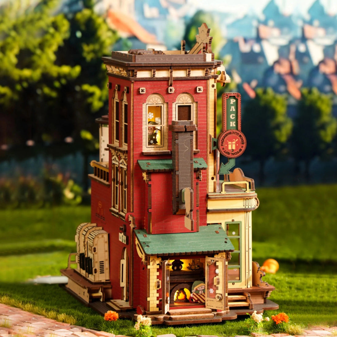 ROKR Dream Gift Factory Music Box 3D Puzzle DIY Kit, image 3