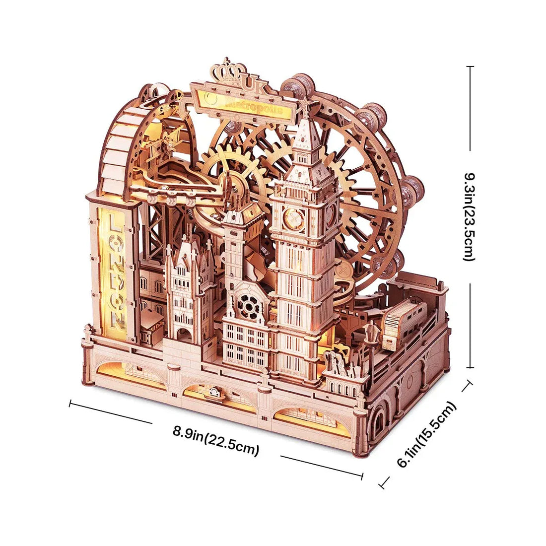 ROKR Marble Travel - London Marble Run 3D Puzzle DIY Kit, image 8