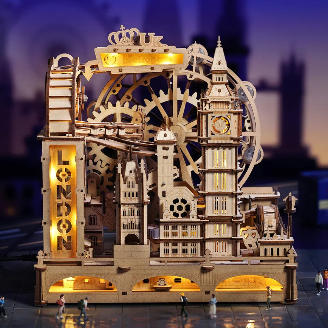 ROKR Marble Travel - London Marble Run 3D Puzzle DIY Kit, image 6