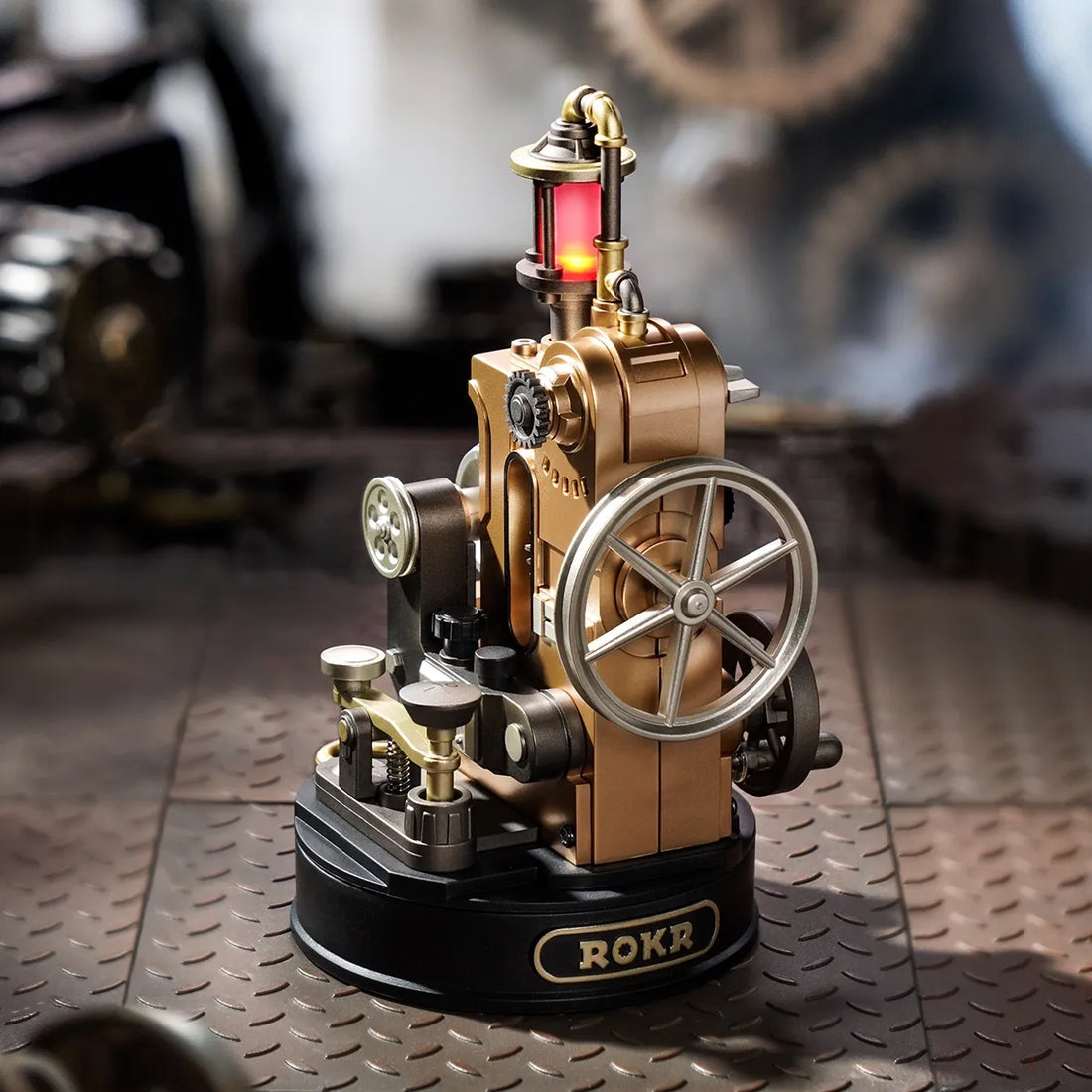 ROKR Morse Telegraph Mechanical 3D Puzzle DIY Kit, image 4