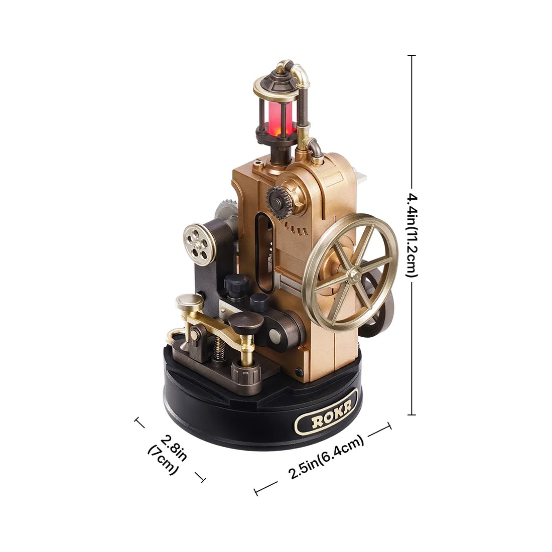 ROKR Morse Telegraph Mechanical 3D Puzzle DIY Kit, image 3