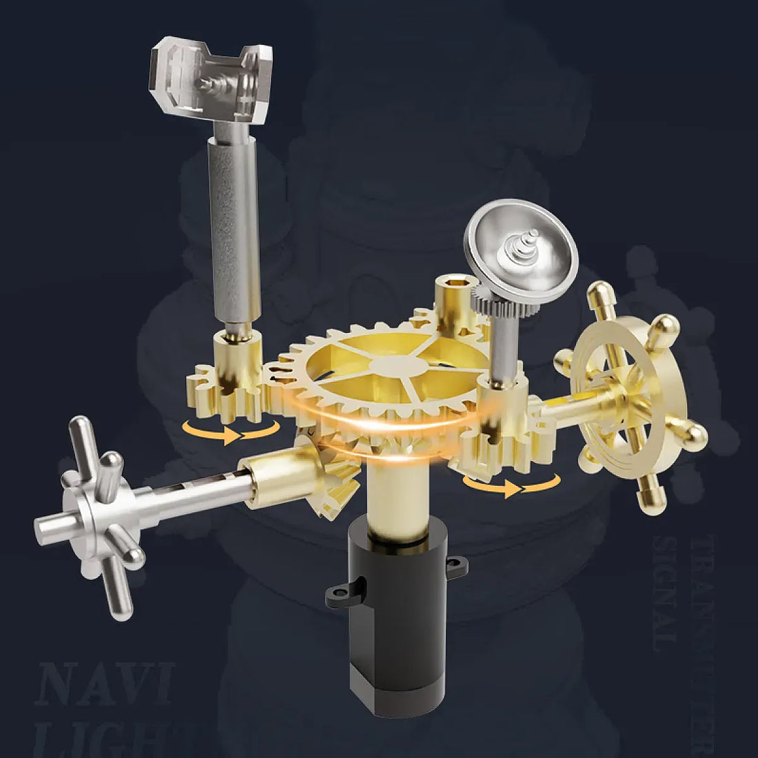 ROKR Navi Lighthouse Mechanical 3D Puzzle DIY Kit, image 5