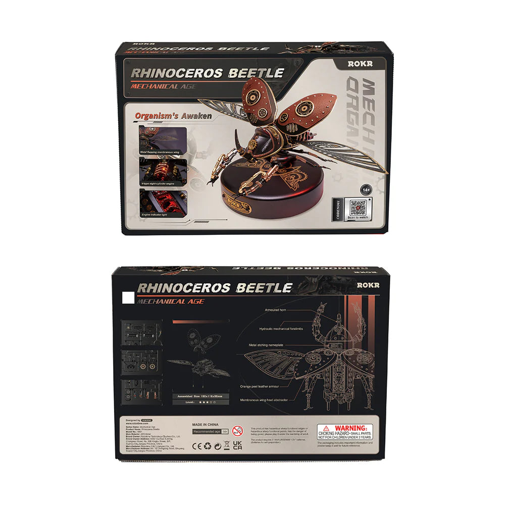 ROKR Rhinoceros Beetle 3D Puzzles, image 3