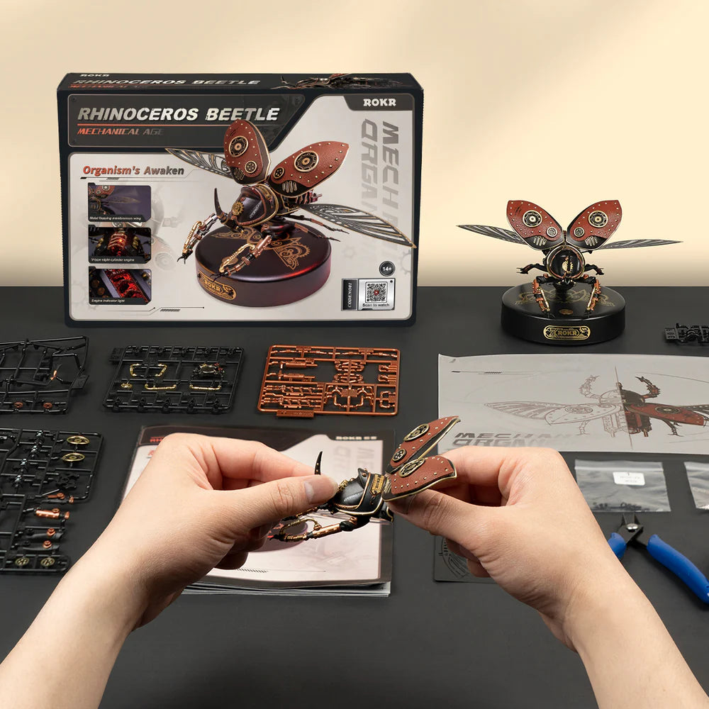 ROKR Rhinoceros Beetle 3D Puzzles, image 8