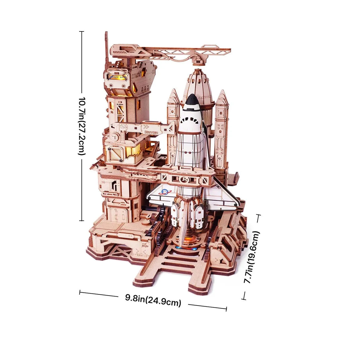ROKR Space Shuttle Mechanical 3D Puzzle DIY Kit, image 3