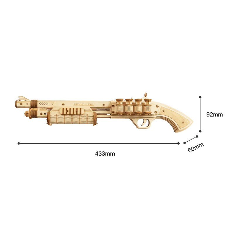 ROKR Justice Guard Terminator M870 DIY 3D Wooden Puzzles, image 3