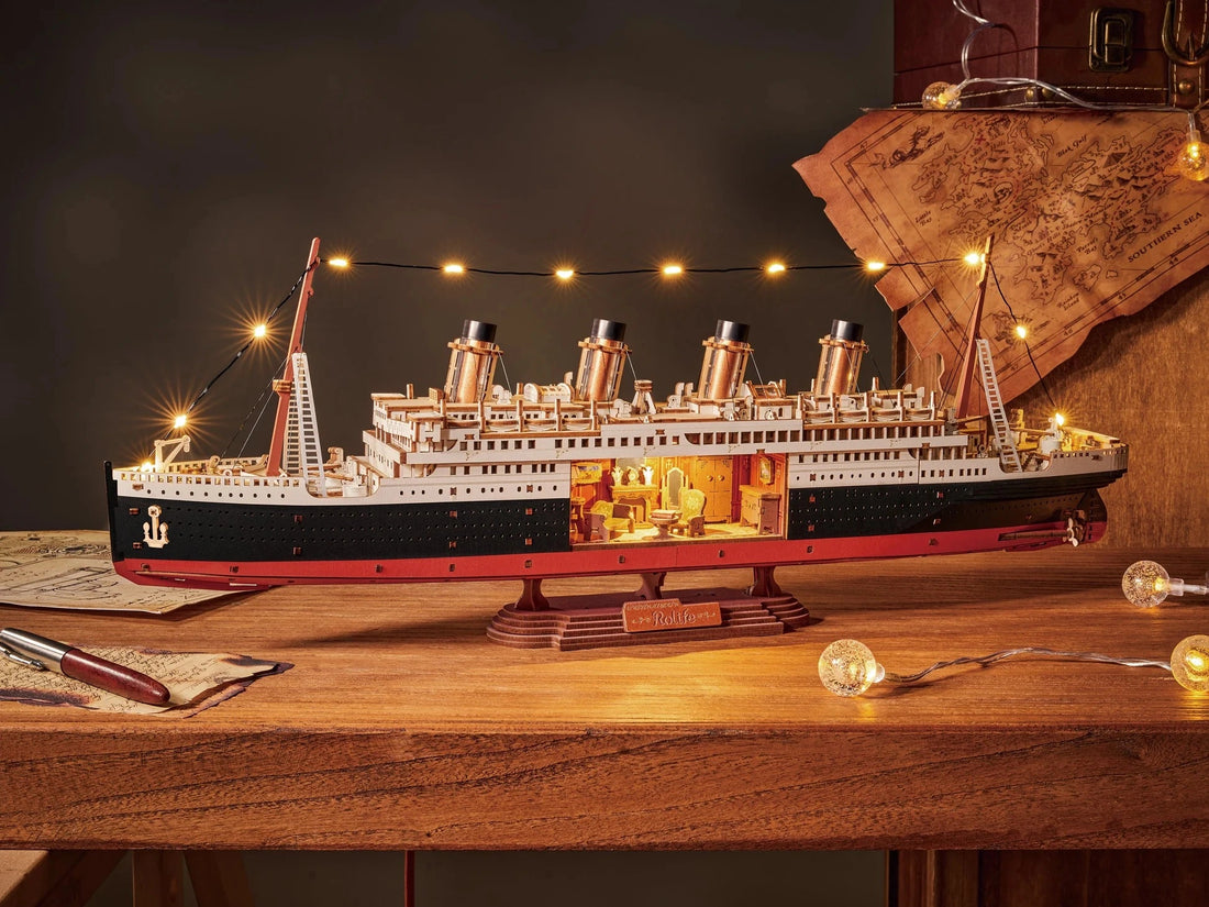 Rolife 1912 Eternal Atlantic Voyager 3D Wooden Puzzle, image 3