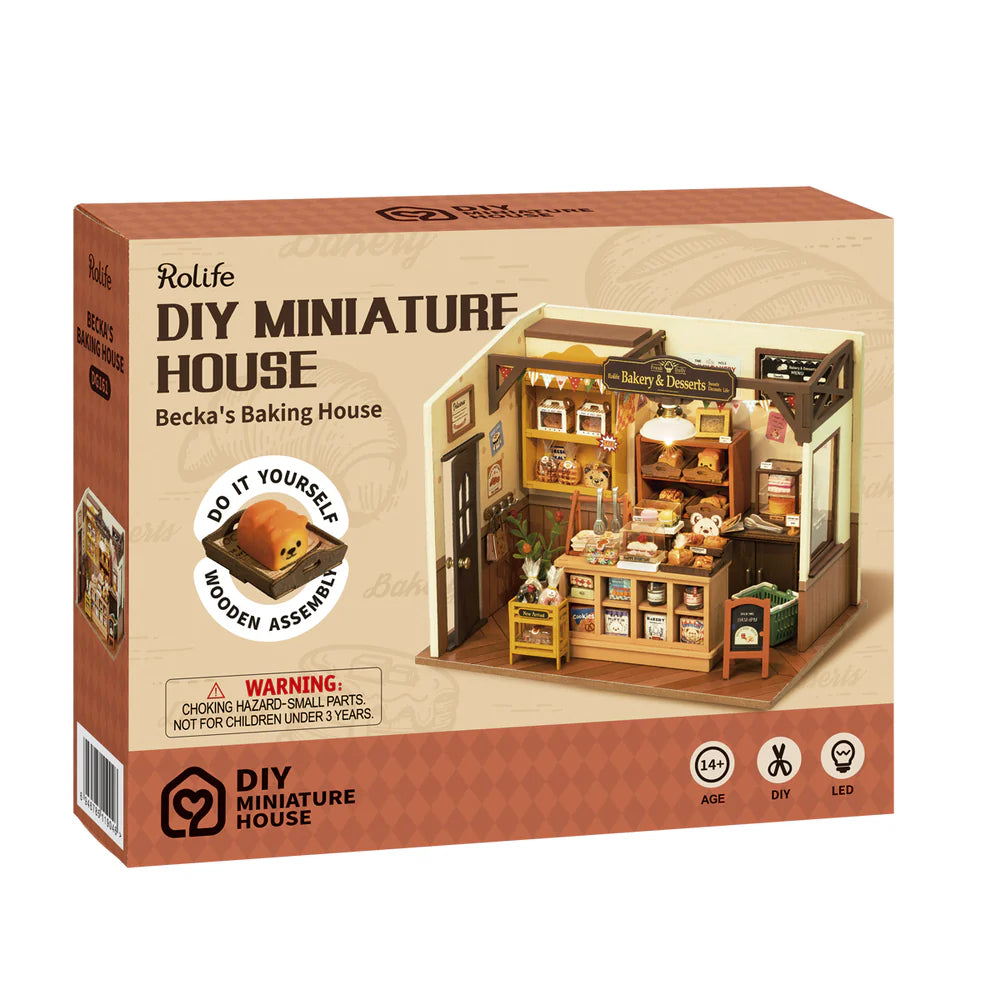 Rolife Becka's Baking House DIY Miniature House Kit, image 2