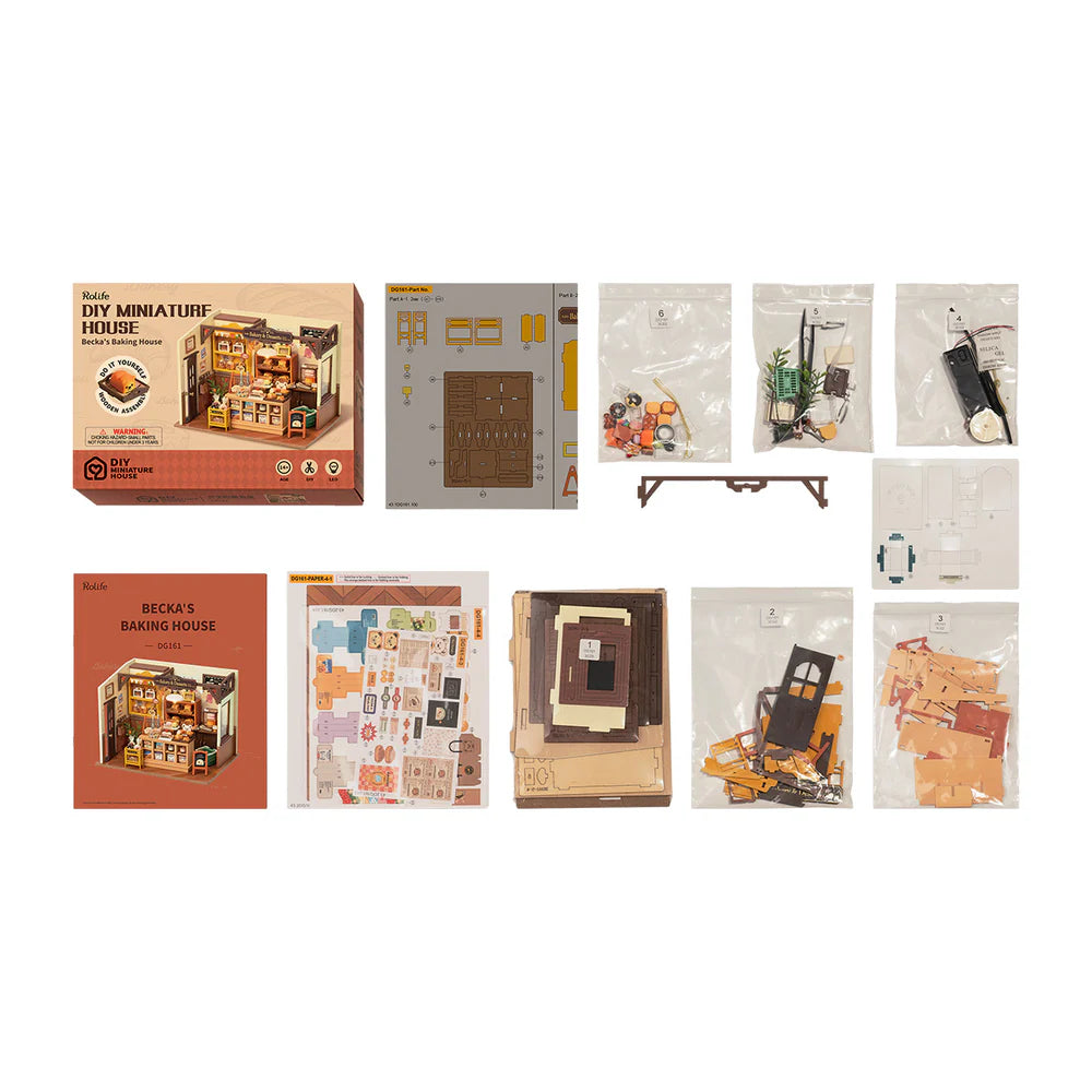 Rolife Becka's Baking House DIY Miniature House Kit, image 10