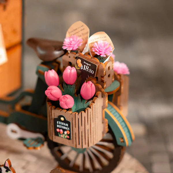 Rolife Blossom Cart 3D Wooden Puzzles, image 6