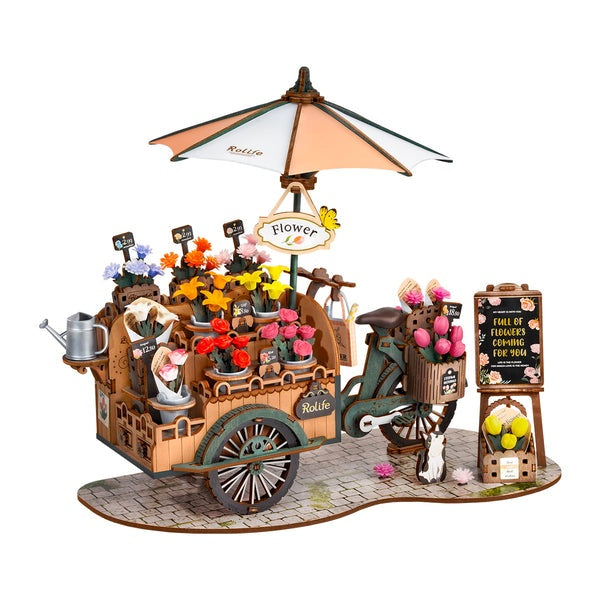 Rolife Blossom Cart 3D Wooden Puzzles