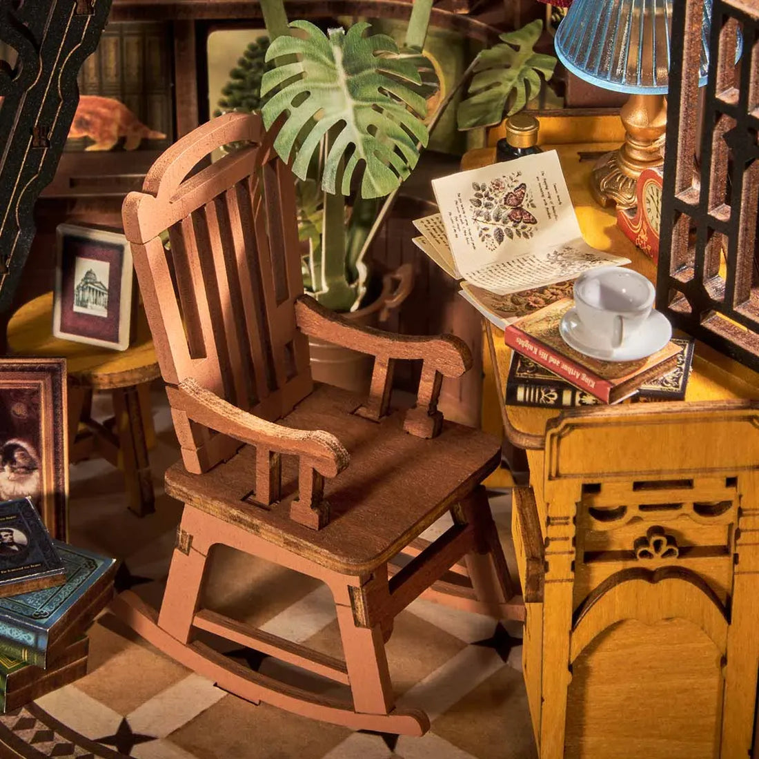Rolife Silent Corner Study DIY Book Nook Kit, image 2