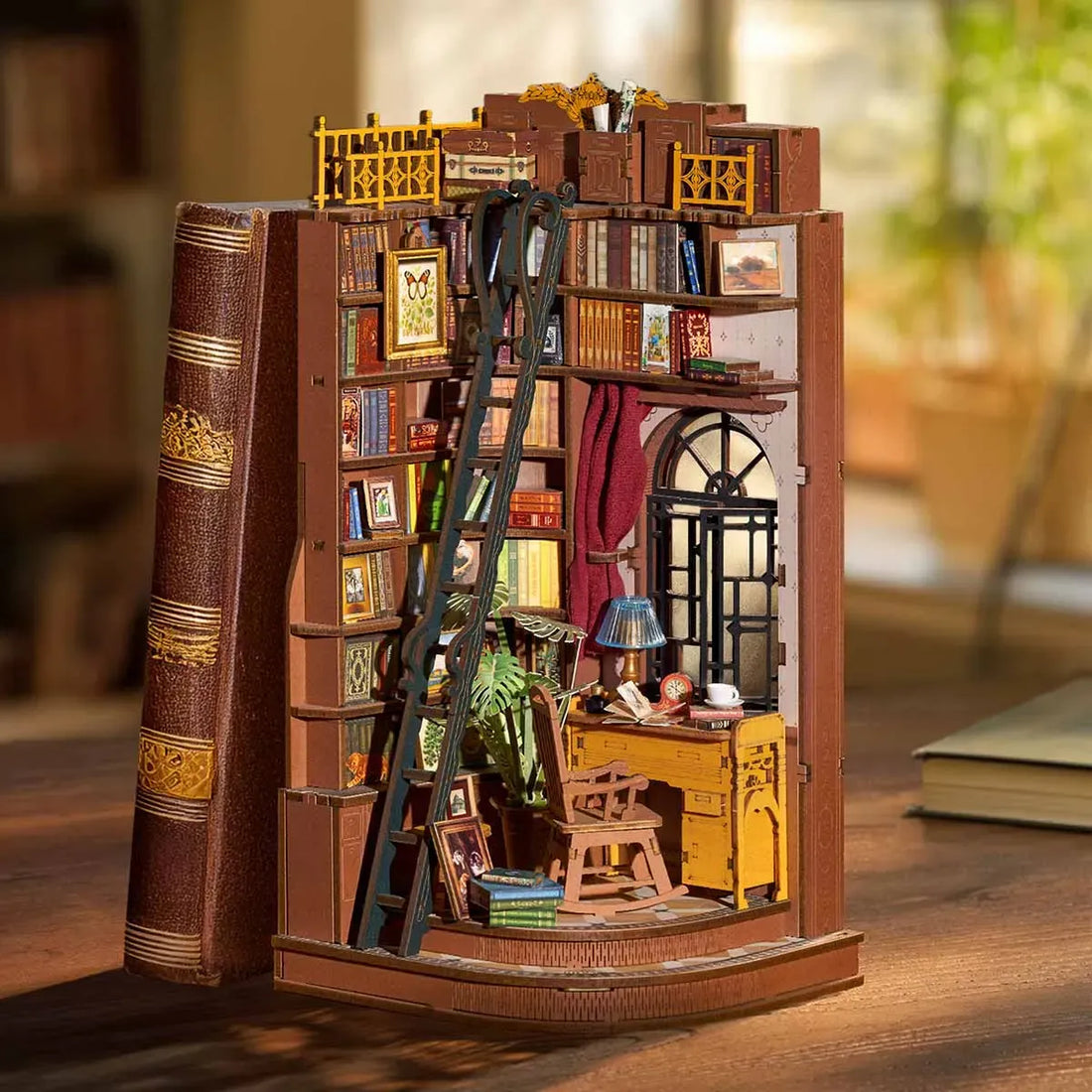 Rolife Silent Corner Study DIY Book Nook Kit, image 3