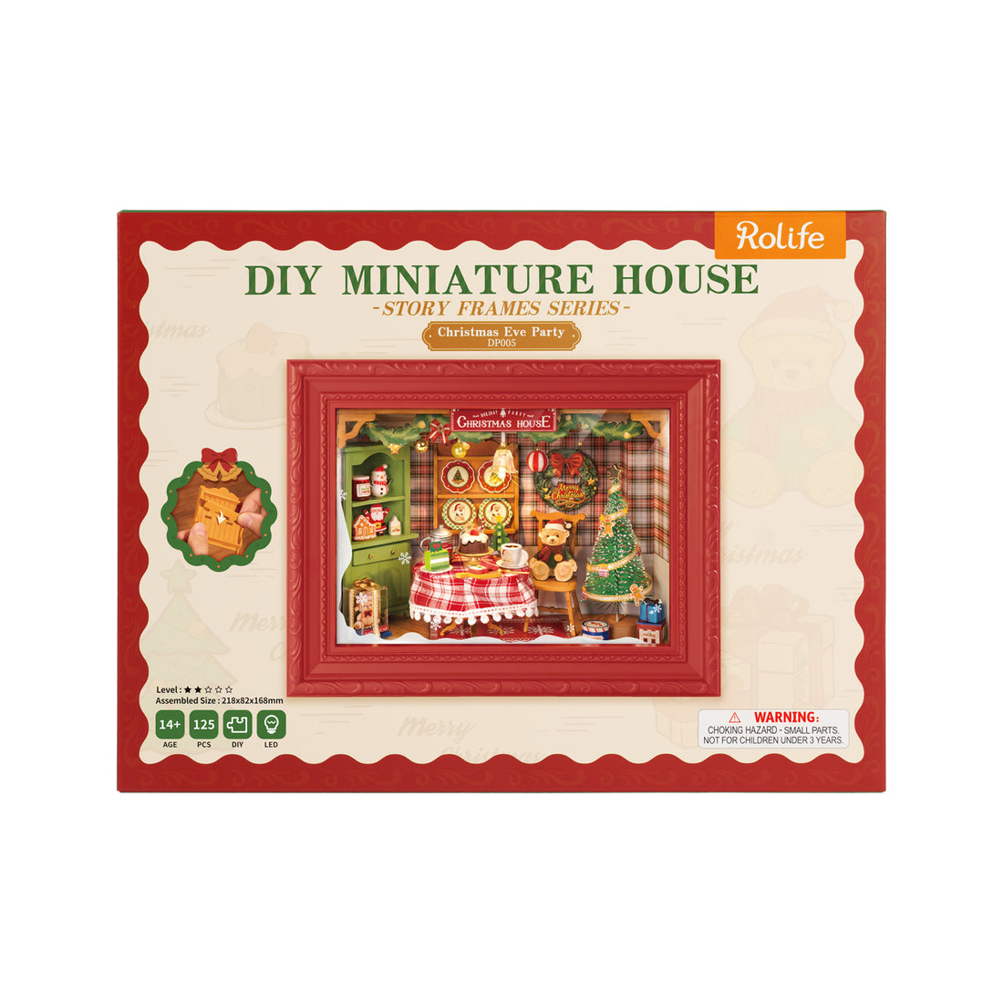 Rolife Christmas Eve Party DIY Miniature House, image 3