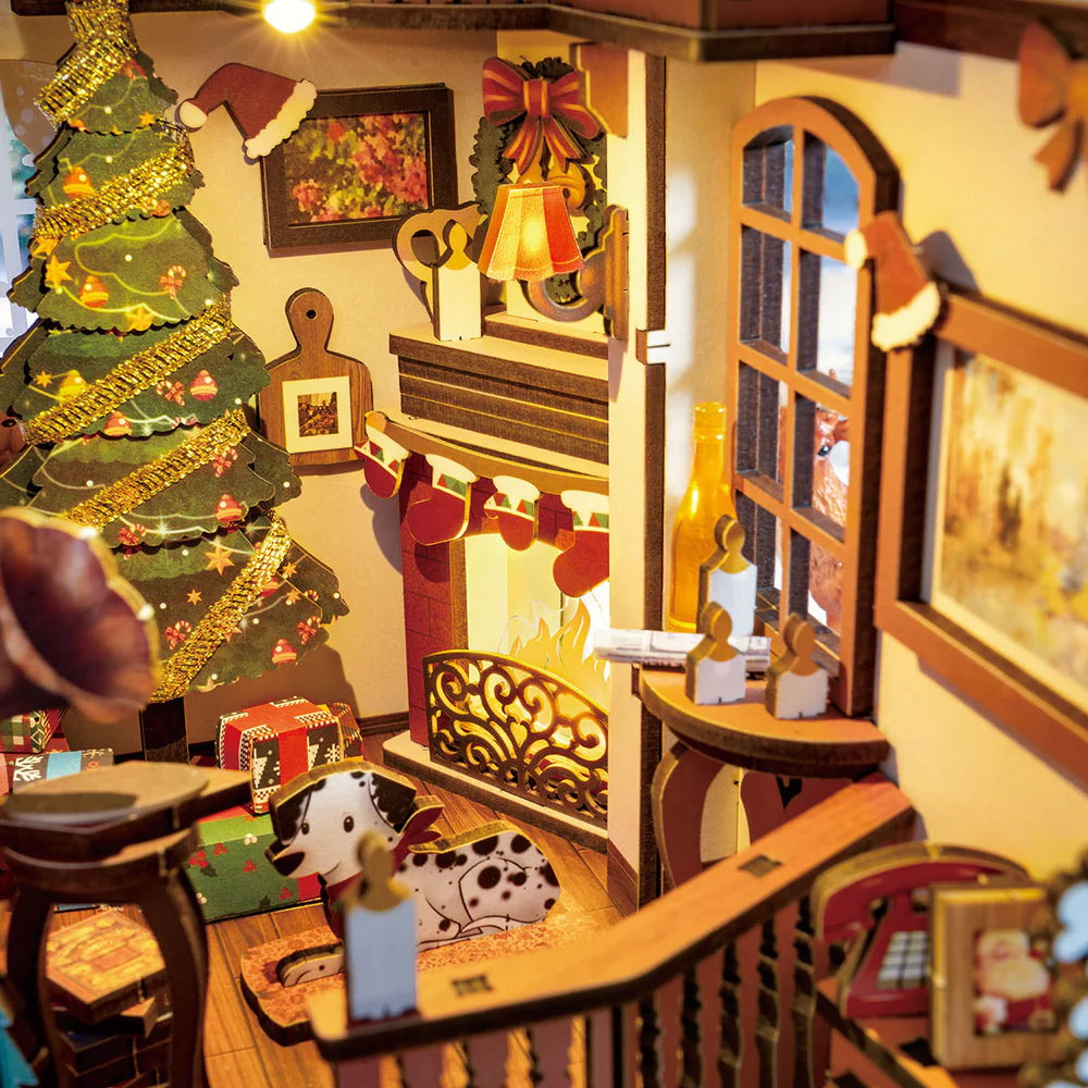 Rolife Christmas Indoor Scene DIY Book Nook, image 6