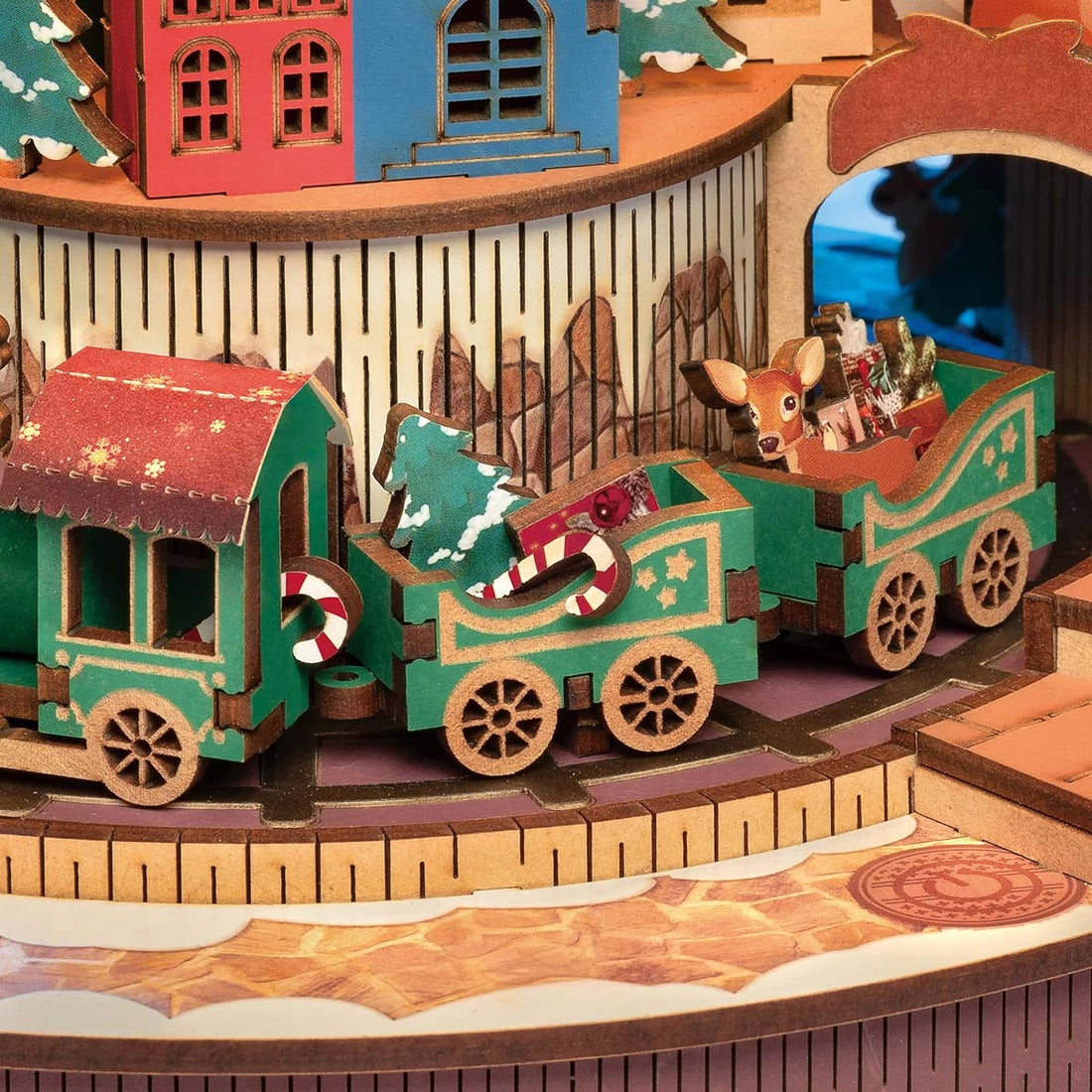 Rolife Christmas Melody Tree DIY Music Box, image 8